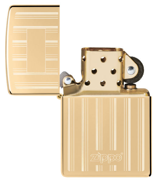 Зажигалка ZIPPO Classic с покрытием High Polish Brass 46011
