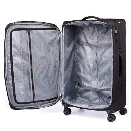 Чемодан TORBER Brosno T1901L-Black
