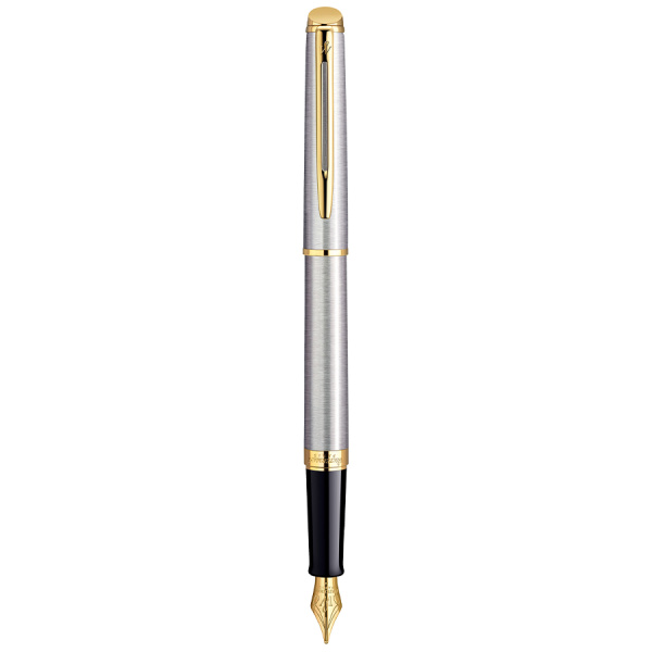 Ручка Waterman перьевая HEMISPHERE STAINLESS STEEL GT