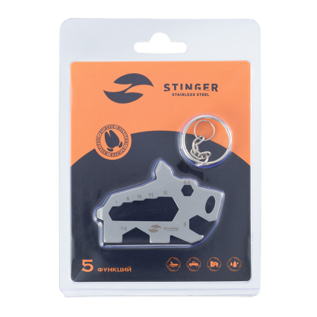 Мини-мультитул карманный Stinger BOR029-SB