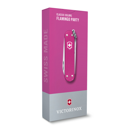 Нож-брелок VICTORINOX Classic SD Alox Colors "Flamingo Party" 0.6221.251G