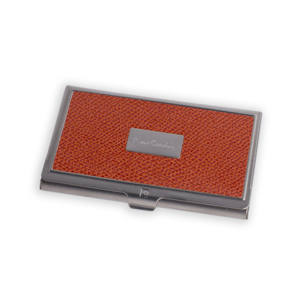 Визитница Pierre Cardin. Корпус - металл PC1139orange