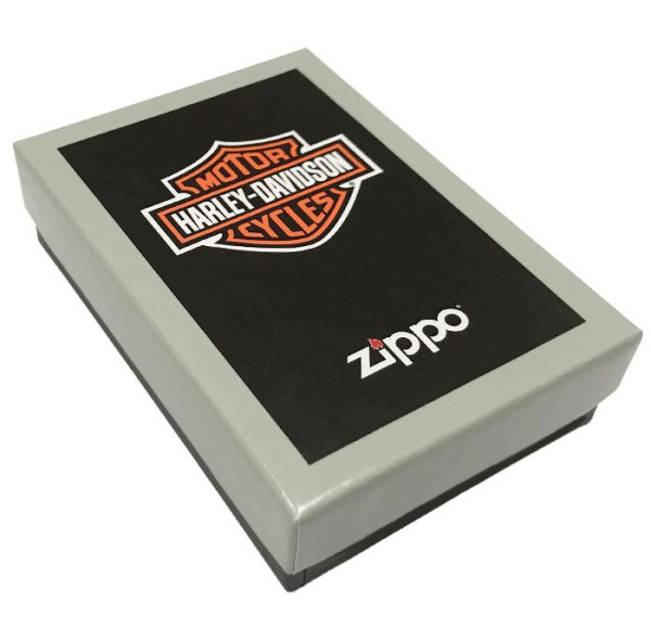 Зажигалка Zippo Harley-Davidson Black Matte