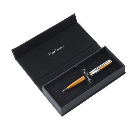 Ручка шариковая Pierre Cardin BARON. Цвет - оранжевый. Упаковка В.