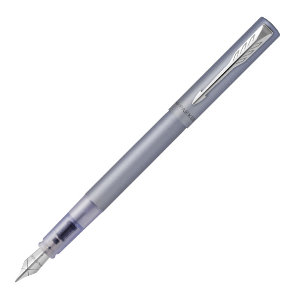 Перьевая ручка Parker Vector XL F21 Silver Blue CT, M