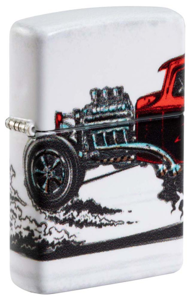 Зажигалка ZIPPO Hot Rod Design с покрытием 540 Matte 48660
