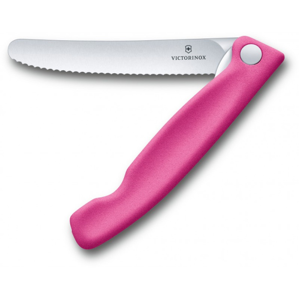 Нож складной для овощей Swiss Classic 11 см VICTORINOX Розовый