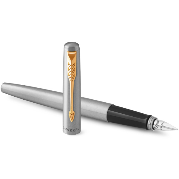 Ручка перьевая Parker Jotter Core Stainless Steel GT