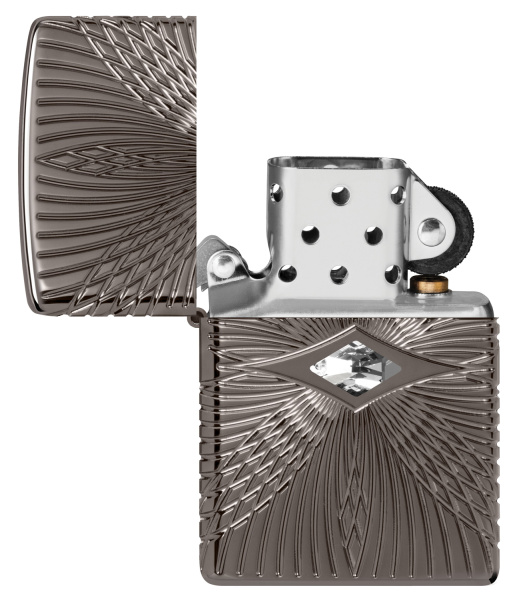 Зажигалка ZIPPO Armor® с покрытием Black Ice® 49291