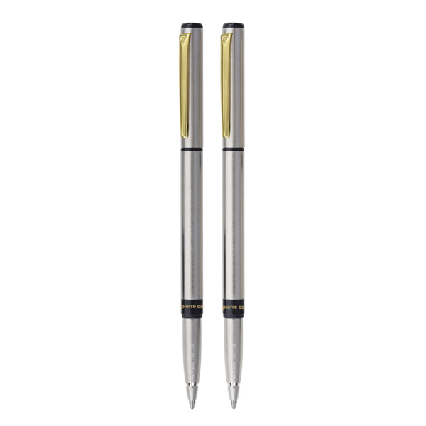 Набор подарочный Pierre Cardin Pen&Pen - Silver, ручка шариковая + ручка роллер
