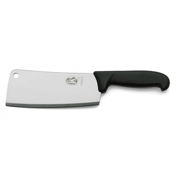 Топорик Victorinox кухонный, лезвие 18 см, черный