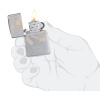 Зажигалка ZIPPO с покрытием Brushed Chrome 29696