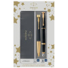 Подарочный набор Parker: Ручка перьевая + ручка шариковая Parker Urban Core - Muted Black GT