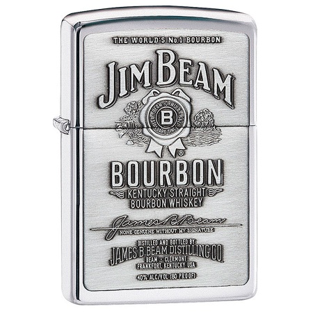Зажигалка Zippo Jim Beam Pewter Emblem