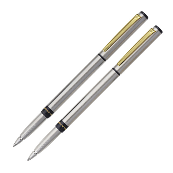 Набор подарочный Pierre Cardin Pen&Pen - Silver, ручка шариковая + ручка роллер