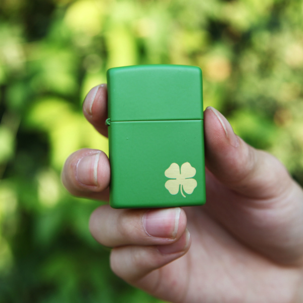 Зажигалка Zippo Shamrock Moss Green Matte
