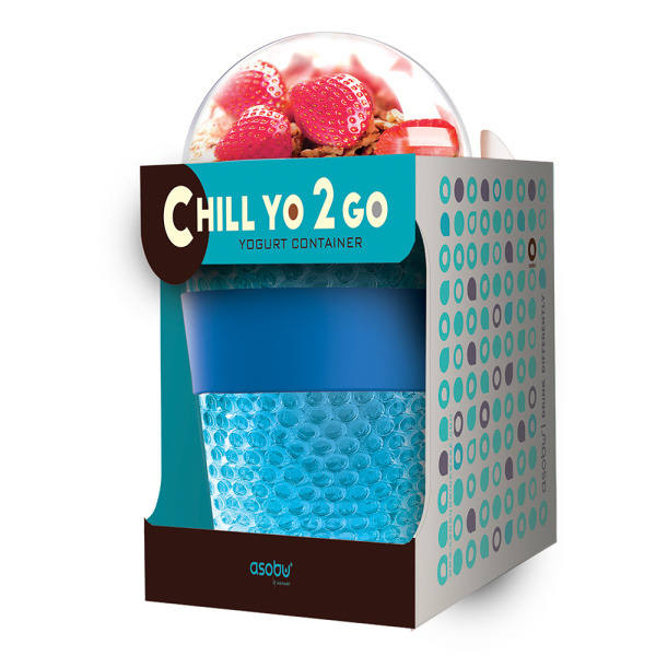 Контейнер Asobu Chill yo 2 go (0,38 литра) голубой