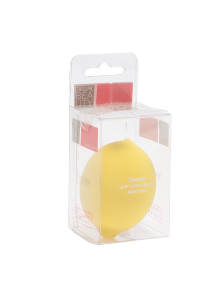 Спонж Dewal Beauty для нанесения макияжа (лимон) NBT-102