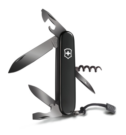 Нож перочинный VICTORINOX Spartan Onyx Black 1.3603.31P