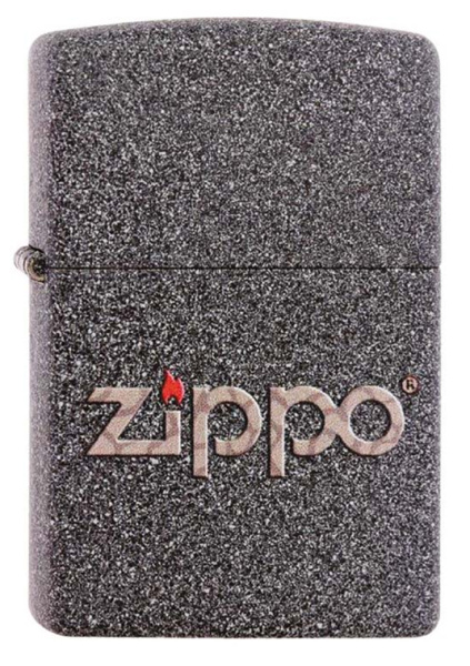Зажигалка ZIPPO Snakeskin Logo с покрытием Iron Stone™ 211 SNAKESKIN ZIPPO LOGO