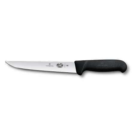 Нож Victorinox обвалочный, лезвие 18 см, черный