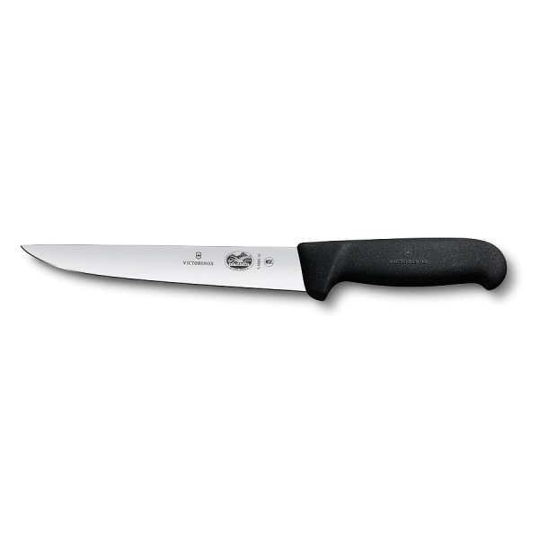 Нож Victorinox обвалочный, лезвие 18 см, черный