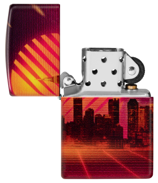 Зажигалка ZIPPO Cyber City с покрытием 540 Matte 48505