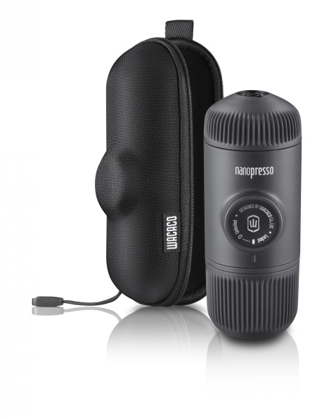 Портативная эспрессо машина Nanopresso Grey + Case