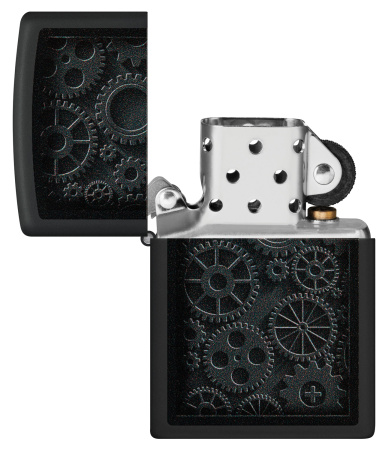 Зажигалка ZIPPO Steampunk с покрытием Black Matte 48999