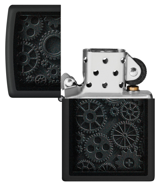 Зажигалка ZIPPO Steampunk с покрытием Black Matte 48999