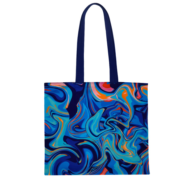 Сумка для покупок Слинг с полноцветной печатью, длина ручек 70 см