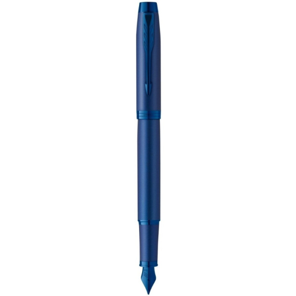 Перьевая ручка Parker IM Monochrome F328 Blue PVD, M