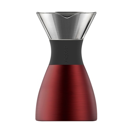 Кофеварка портативная Asobu Pour Over (1 литр), красная