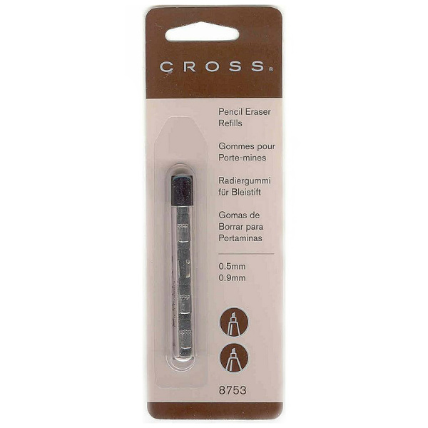 Ластик Cross для механического карандаша без кассеты, 5 шт