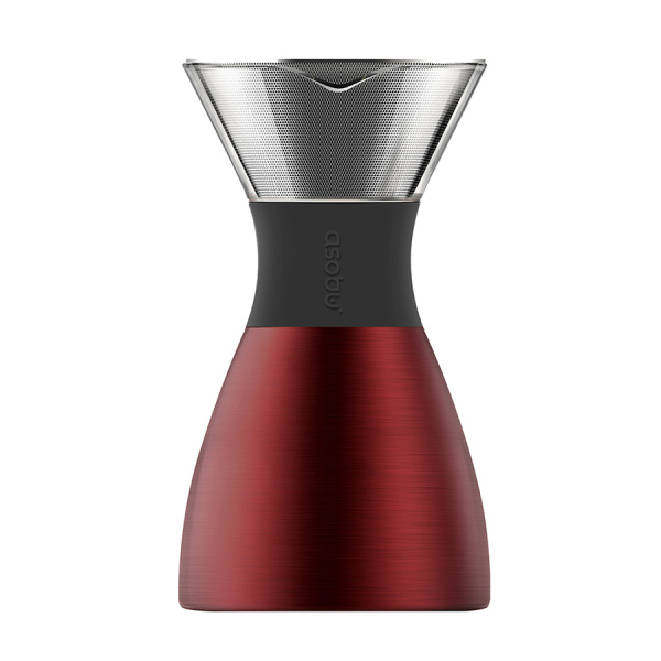 Кофеварка портативная Asobu Pour Over (1 литр), красная