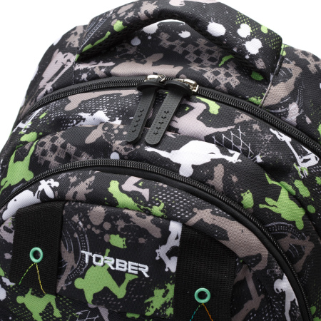 Рюкзак TORBER CLASS X T5220-BLK-GRE-P