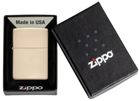 Зажигалка ZIPPO Classic с покрытием Flat Sand 49453