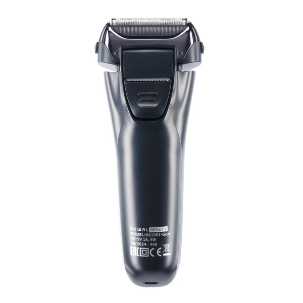 Шейвер для проработки контуров и бороды/бритья DEWAL BEAUTY Shave HS1001-GunMetal