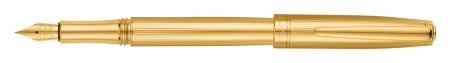 Ручка перьевая Pierre Cardin GOLDEN. Цвет - золотистый.  Упаковка B-1