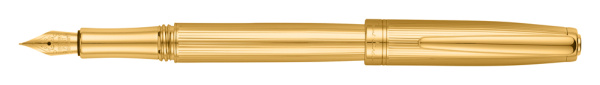 Ручка перьевая Pierre Cardin GOLDEN. Цвет - золотистый.  Упаковка B-1