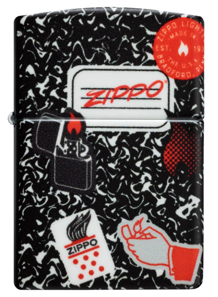 Зажигалка ZIPPO Notebook Design с покрытием 540 Matte 46707