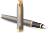 Ручка перьевая Parker IM Premium F327, Grey Core GT, F