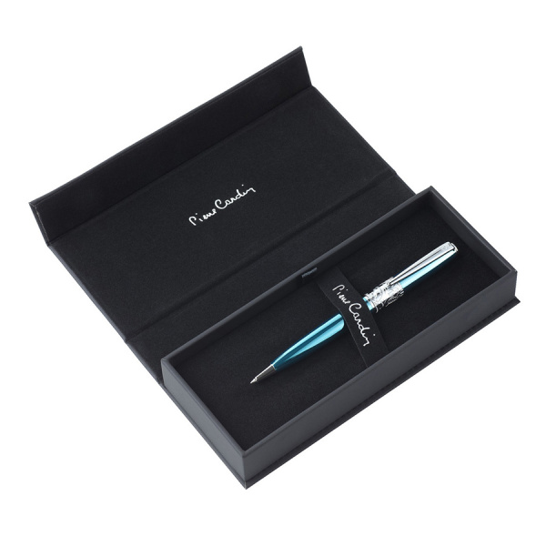 Шариковая ручка Pierre Cardin Baron - Turquoise Silver