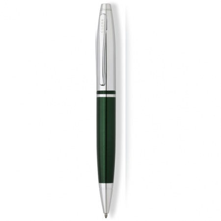 Ручка шариковая Cross Calais Chrome/Green