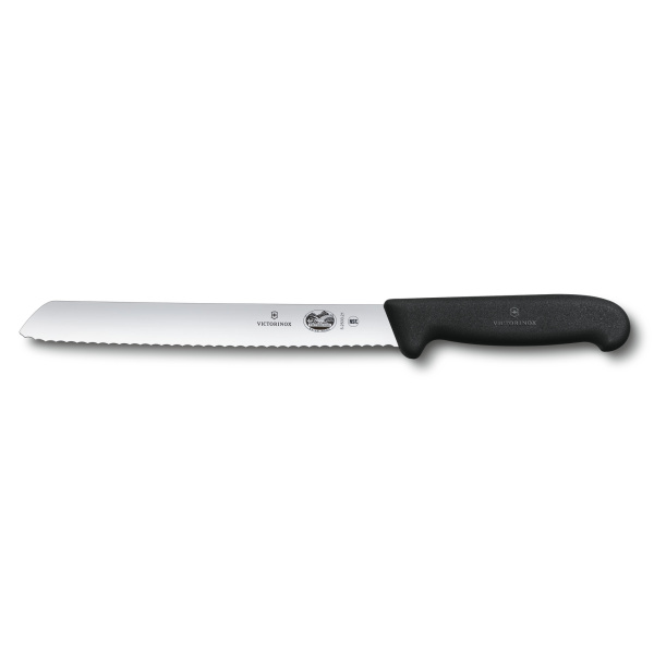 Нож для хлеба VICTORINOX Fibrox с волнистым лезвием 21 см 5.2533.21