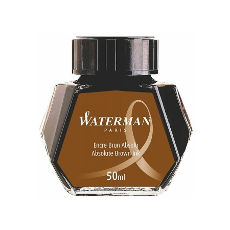 Waterman Чернила (флакон), коричневые