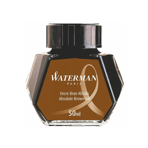 Waterman Чернила (флакон), коричневые