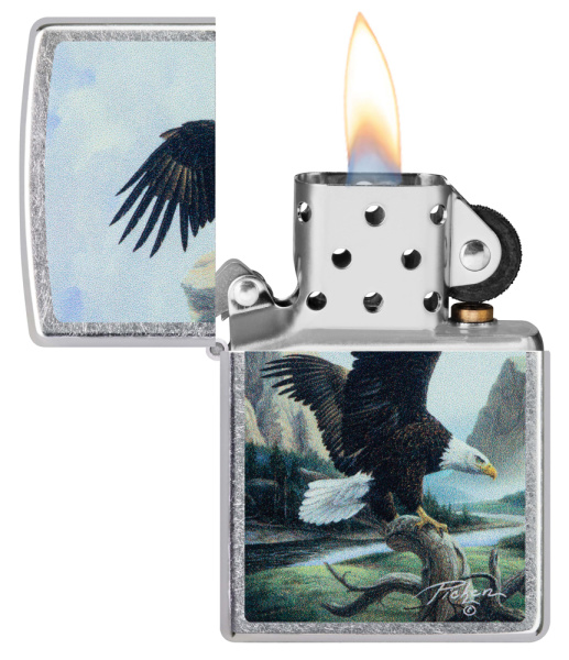Зажигалка ZIPPO Linda Picken с покрытием Street Chrome 49822