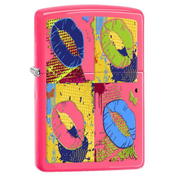 Зажигалка Zippo Classic Neon Pink