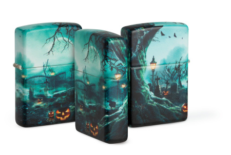 Зажигалка ZIPPO Graveyard с покрытием 540 Matte 48389